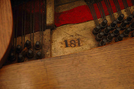 Steinway #181 Serial Number